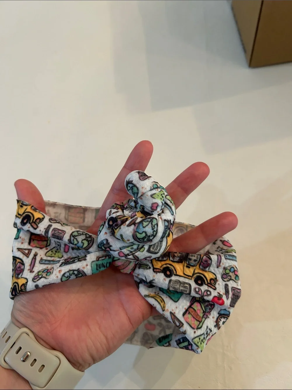 Kids School Print Headband